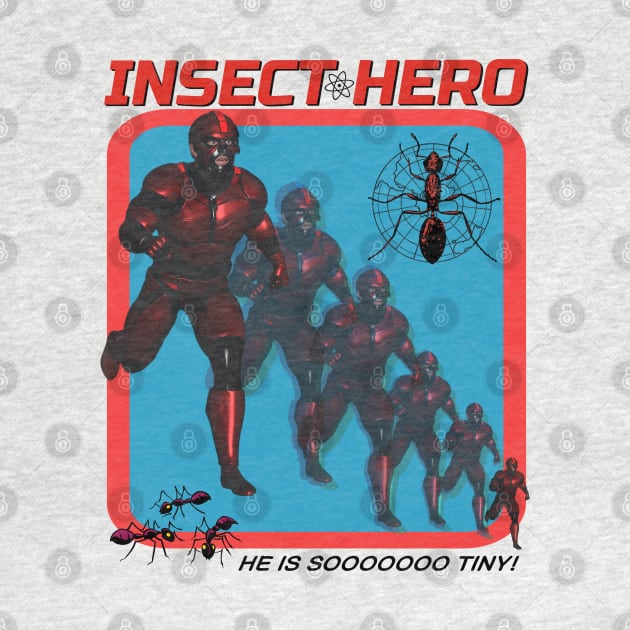 INSECT HERO Parody Retro Off Brand Boot Super Hero Funny Knock Off by blueversion